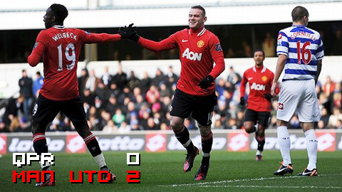 QPR 0-2 Man Utd