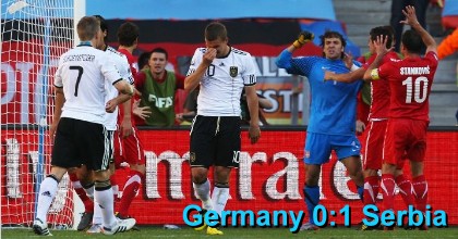 Germany 0:1 Serbia