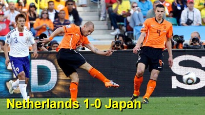 Netherlands 1:0 Japan